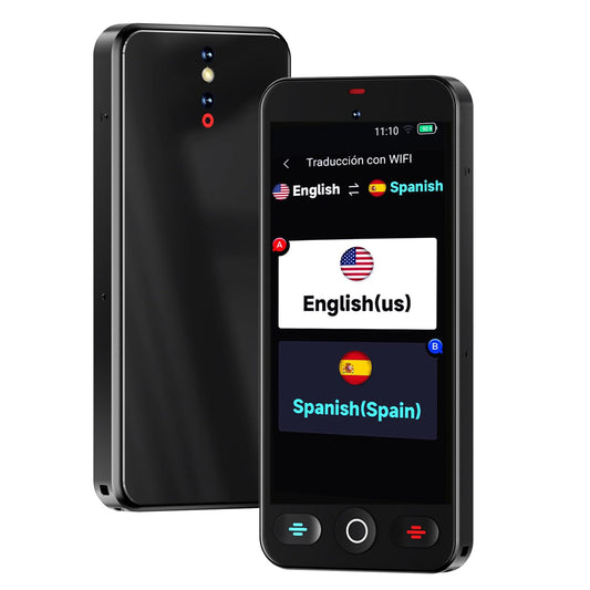 AI Language Translator Device, No WiFi Needed, 150+ Languages Instant Two-Way Voice Translator, Support ChatGPT, Online/Offline/Photo/Text/Audio & Video Call/Recording Translation for Travel